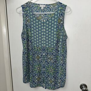 Jay.Jill Sleeveless Blouse Size Medium